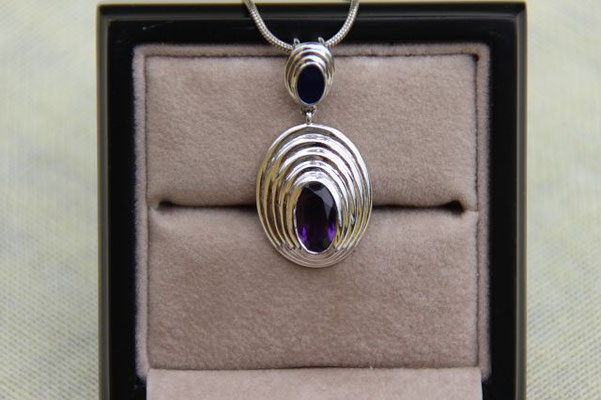 Sambia Amethyst, Sambia, 10x6 mm, 1,35 ct