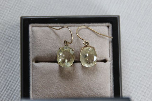 2x Limonen Citrin Brasilien, 12x10 mm, 6,62 ct