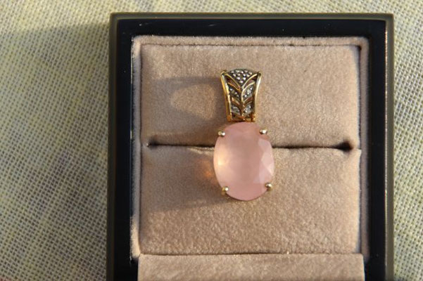 Angelandia Rosenquarz, Brasilien, 16x12 mm, 7,53 ct
