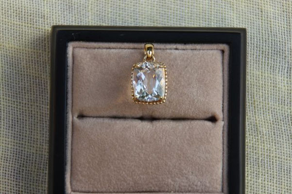 Goshenit, Brasilien, 11x9 mm, 3,43 ct 