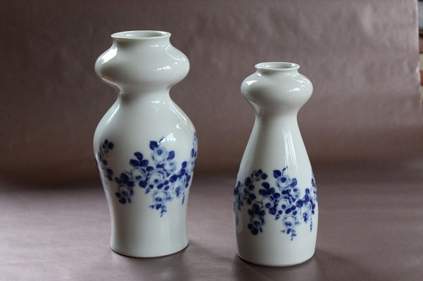 Balustervasen Form Ludwig Zepner, Modell Nr. 2181 und 2180