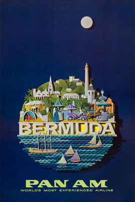 Pan Am - Bermuda - Raymond Ameijide - 1960s