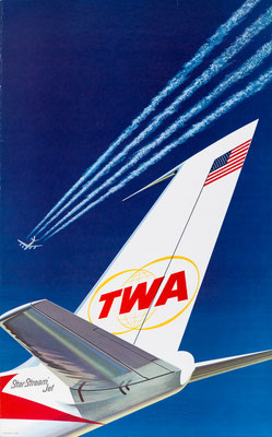 TWA - Star Stream Jet - 1960s