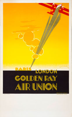 Air Union - Golden Ray Paris London - Edmond Maurus - 1932