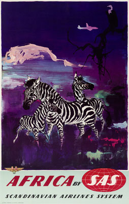 Otto Nielsen - SAS - Africa - Original Vintage Poster (Old School Illustration)