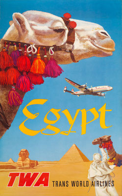 TWA - Egypt - David Klein - 1950s