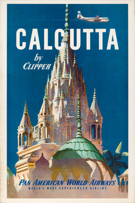 Pan American World Airways - Calcutta by Clipper - 1951