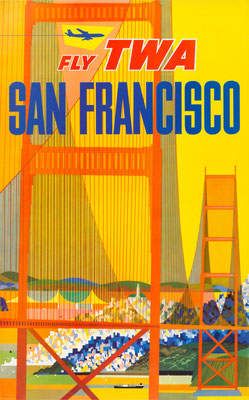 TWA - San Francisco - David Klein - 1960