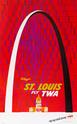 TWA - St. Louis - David Klein - 1960s - Second edition