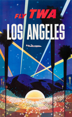 TWA - Los Angeles - David Klein - 1958
