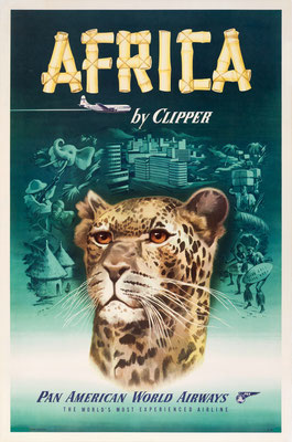 Pan American World Airways - Africa by Clipper - 1950s