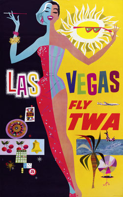 TWA - Las Vegas - David Klein - 1950s