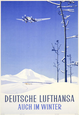 Deutsche Lufthansa - Auch im Winter - Ottomar Anton - 1935