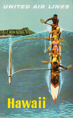 United Air Lines - Hawaii - Stan Galli - 1950s