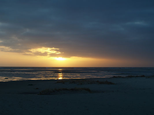 Abendlicht über dem Meer