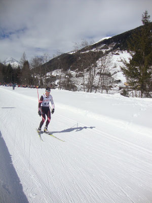 Martin beim Durchlauf nach einer Runde...