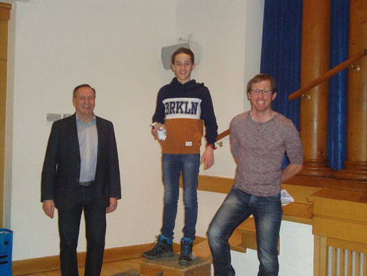 ... Luis´ Mitläufer waren leider nicht bei der Siegerehrung dabei....
