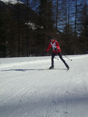 Anna ganz konzentriert