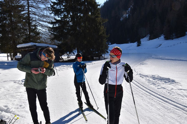 vor dem Start noch gemütlich vorbereiten...