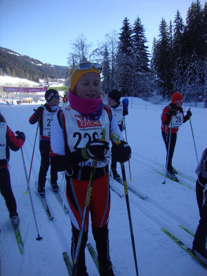 letzte Konzentration vor dem Start