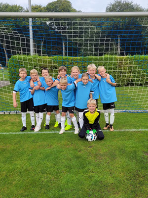Unsere gemischte Mannschaft beim Fußballturnier der Grundschulen in Langförden