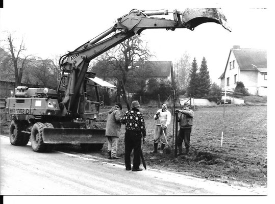 Baumpflanzaktion Herbst 1992