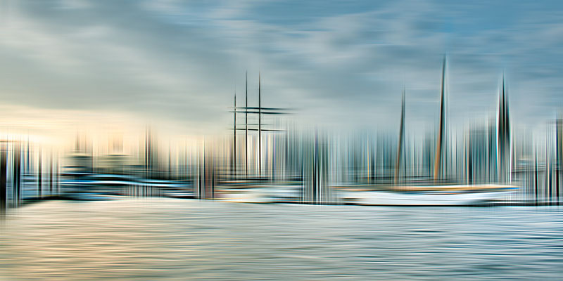 Niederhafen · 120 x 60 cm ·  Leinwand auf Keilrahmen: € 470,- · Aludibond: € 590,- · Acrylglas auf Aludibond: € 720,-  · © Karena Kanamüller