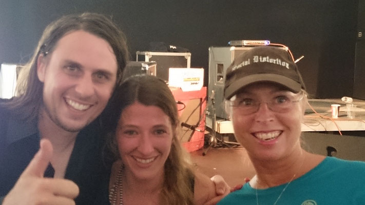 Reina with Rhys and Meike, Powder for Pigeons, Stoned from the Underground, 2015