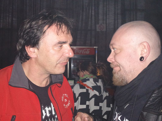With Stephane Buriez, Loudblast etc., Durbuy, April 2012