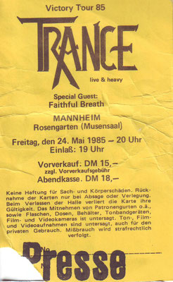 Press ticket 1985