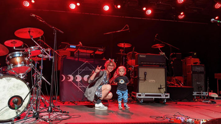 Our daughter and our grandson
