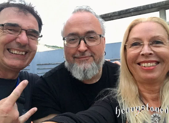 Our friend Gregoire St. Martin (tech of Loudblast & Locomuerte)