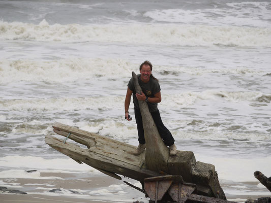 altes Schiffswrack an der Skeleton Coast