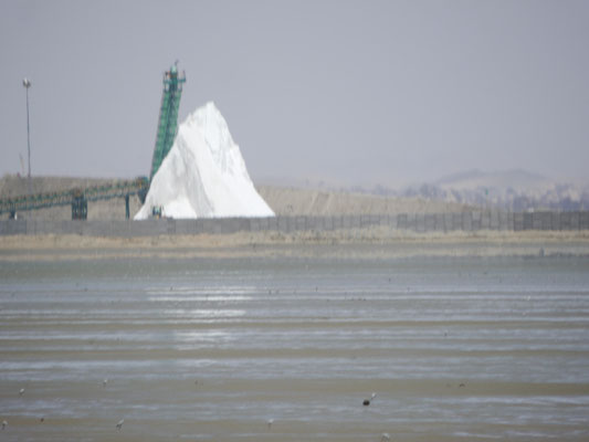 Ein riesiger Berg SALZ