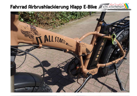 E- Bike lackierung