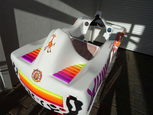 Kiddy car Lackierung
