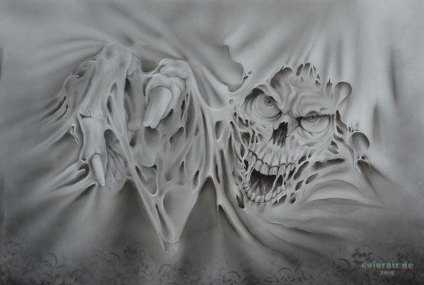 Skull Totenkopf Airbrush 