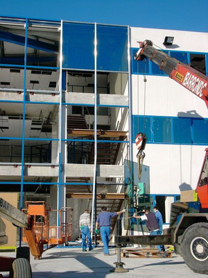 Cristales oficinas desde fuera