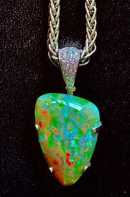 #beliere #platine #diamonds #opale #uniquepiece