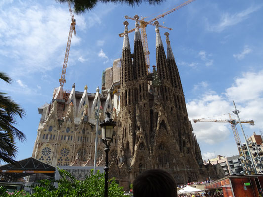 Die bekannte La Sagrada Familia