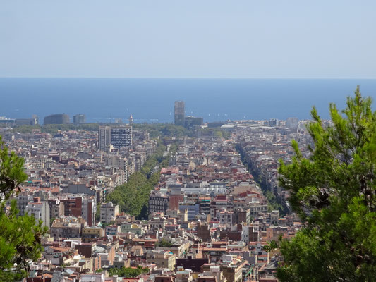 Blick vom Park Güell