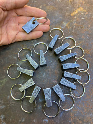porte-clés en acier