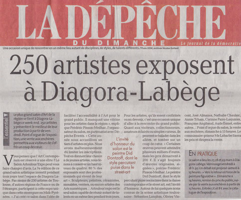 Article, Presse, sculpteur Langloÿs