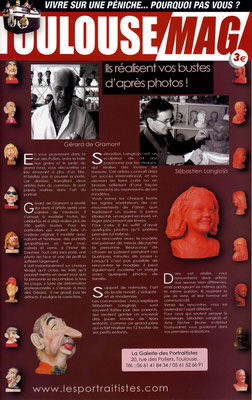 Article, sculpteur Sébastien Langloÿs