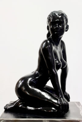 Sculpture, Sculpteur Langloys, Nu, Bronze, Calliope