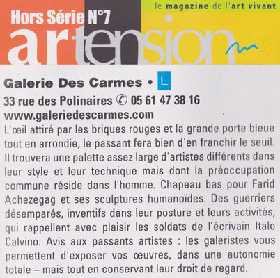 Article, sculpteur Sébastien Langloÿs