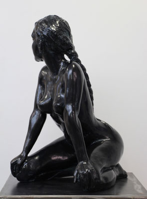 Sculpture, Sculpteur Langloys, Nu, Bronze, Calliope