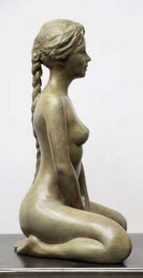 Sculpteur, Langloys, Nu, Bronze, Polymnie