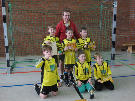 2.Platz beim Neujahrsturnier 2017 für F-Junioren bei der SV Sachsenwerk in der Margonarena