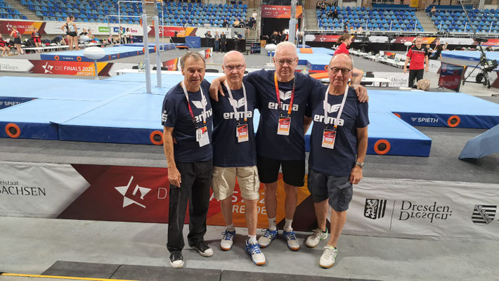 Unsere Turner als Helfer bei Finals 2025 in Dresden